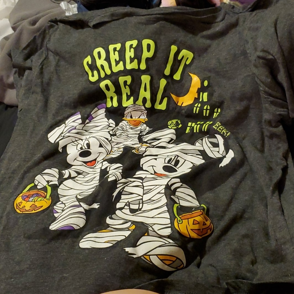 Disney creap it real halloween shirt xl